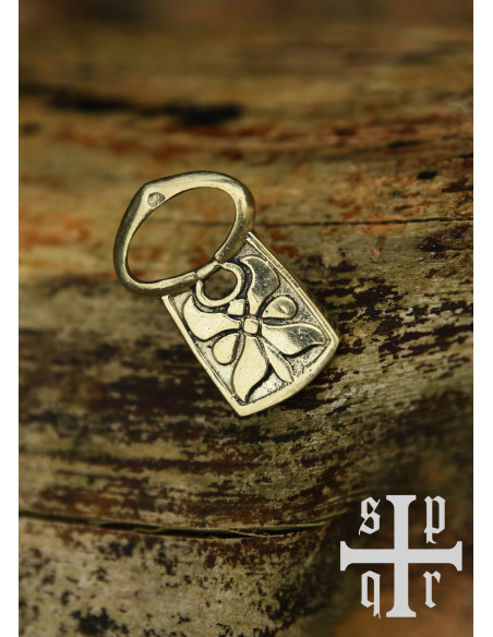 Fibbia per cintura medievale in...