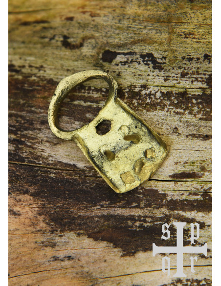 Fibbia per cintura medievale in...