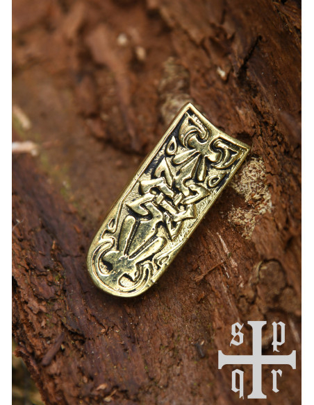 Punta della cintura vichinga in...