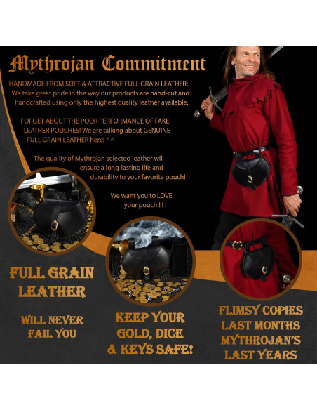 Marsupio in pelle vichingo-medievale...