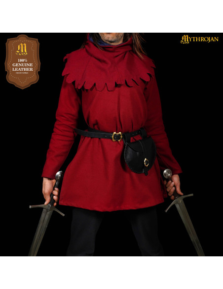 Marsupio in pelle vichingo-medievale...