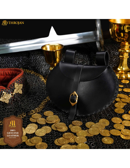 Marsupio in pelle vichingo-medievale...