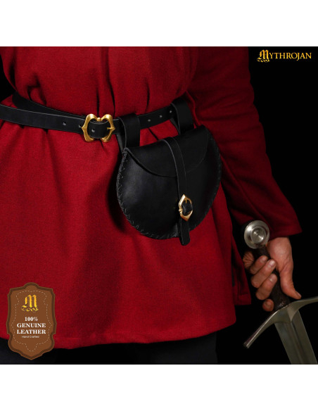 Marsupio in pelle vichingo-medievale...