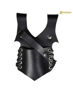 Baldacchino per spade e pugnali in nero (21,5 x 12,7 cm.)