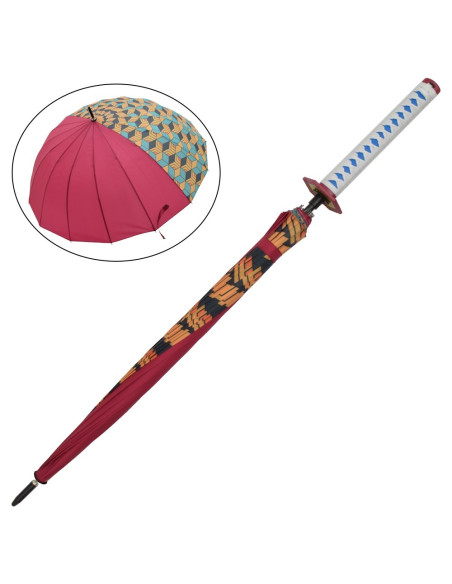 Ombrello con manico a katana di Giyu...