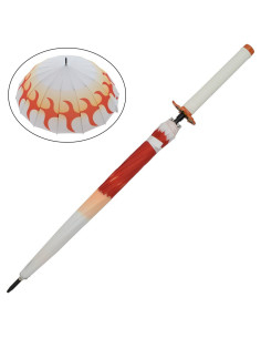 Ombrello con manico Katana di Rengoku Kyojuro, Kimetsu No...