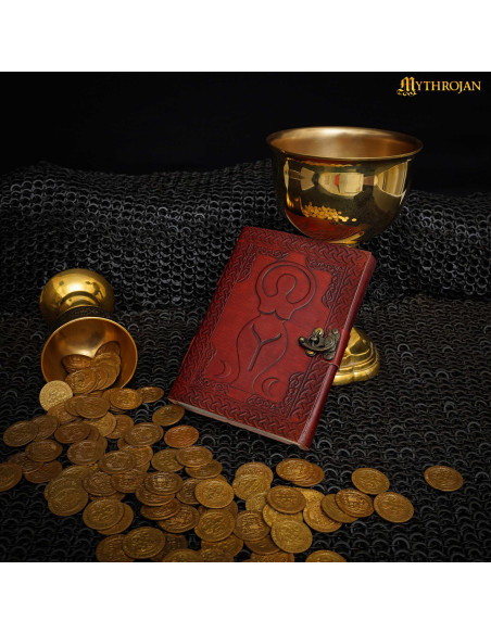 Diario medievale in pelle fatto a...