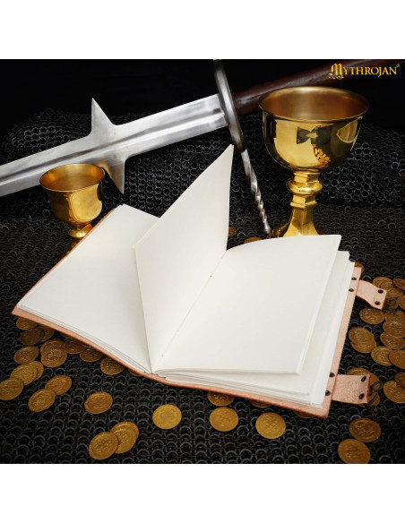 Diario medievale in pelle fatto a...