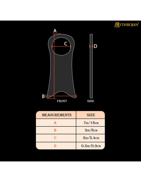 Supporto per corno in legno (17,7 cm)