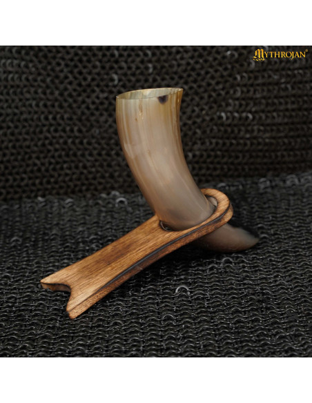Supporto per corno in legno (17,7 cm)