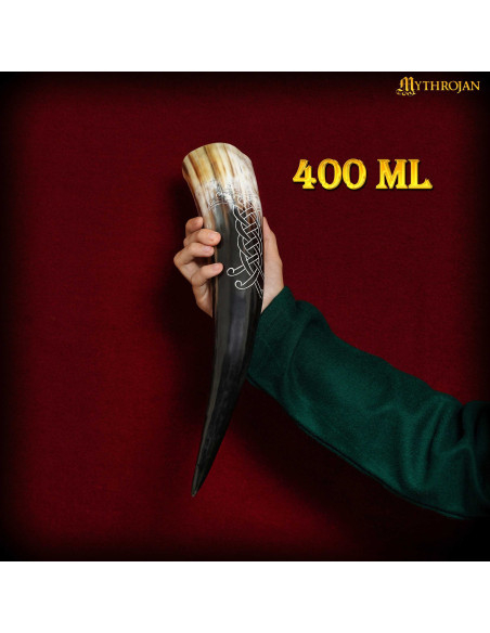 Corno potabile vichingo modello Ravan...