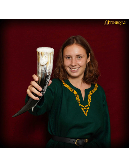 Corno potabile vichingo modello Ravan...