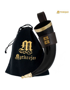 Corno potabile vichingo modello Mercante (350 ml.)