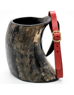 Brocca medievale con cinturino in pelle (1400 ml.) 2