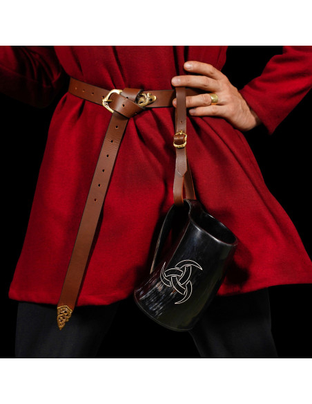 Brocca medievale Triplo corno di...