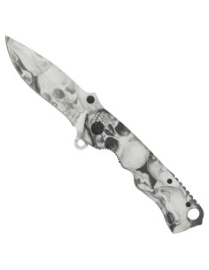Coltello teschio SCK con pulsante per il pollice