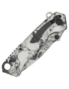 Coltello teschio SCK con pulsante per il pollice 2