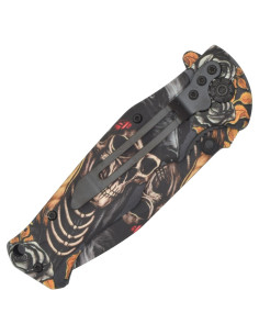 Coltello teschio SCK con perno per pollice 2