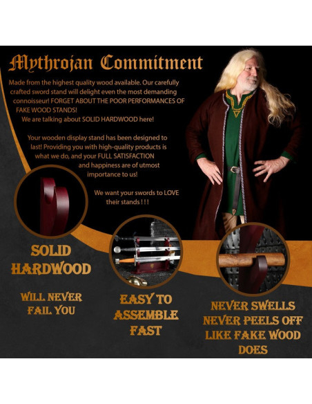 Supporto da tavolo per 3 spade (35,5...