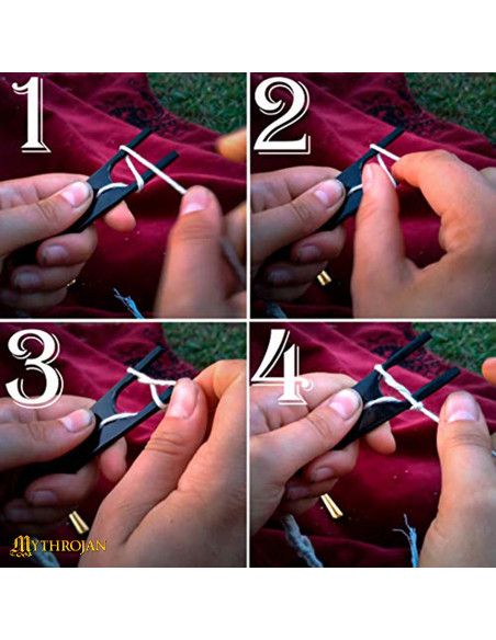 Strumento medievale per intrecciare...