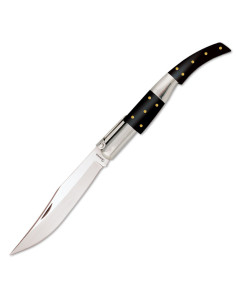 Coltello arabo a cricchetto modello 00 stamina nero, lama...