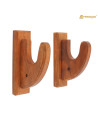 Supporto da parete in legno per appendere pistole o fucili
