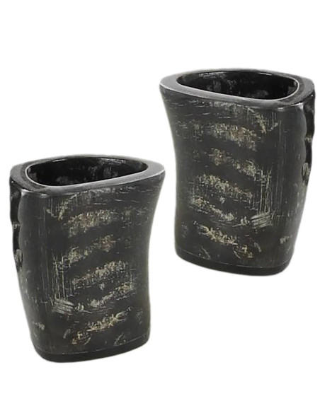 Set di 2 bicchieri vichinghi in corno...