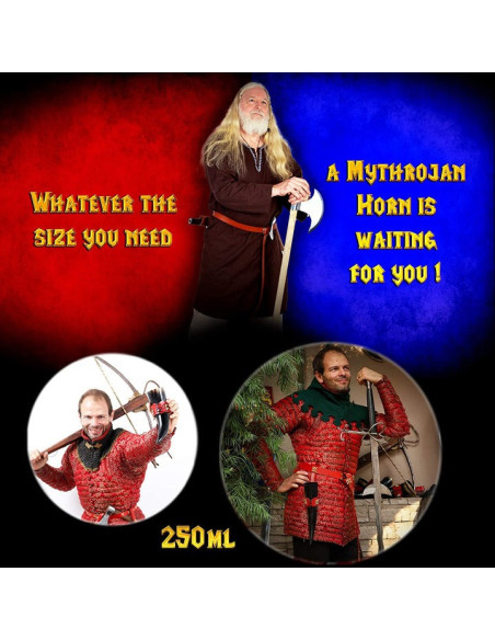 Corno potabile vichingo modello Dama...