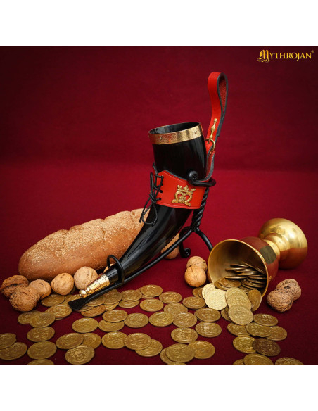 Corno potabile vichingo modello Dama...
