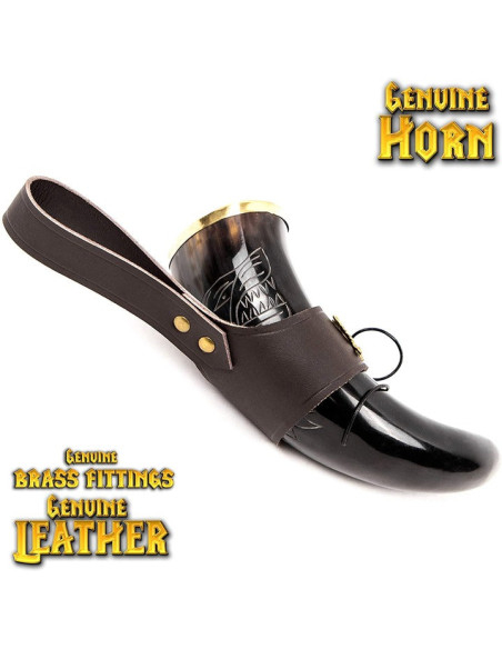 Corno potabile vichingo Re del Nord...