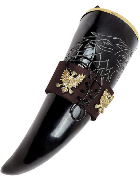 Corno potabile vichingo Re del Nord...