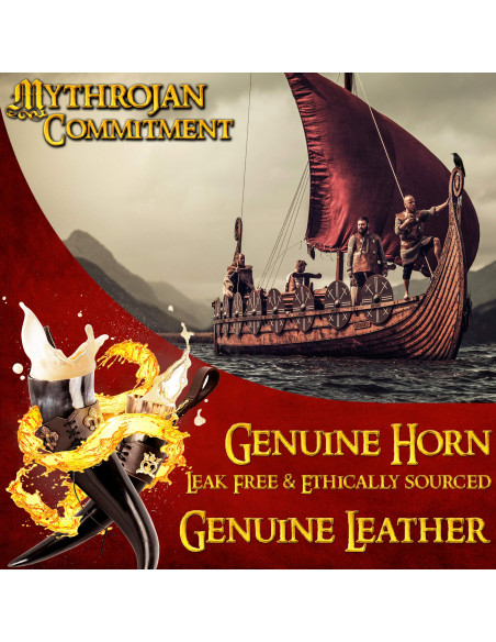 Corno potabile vichingo con...