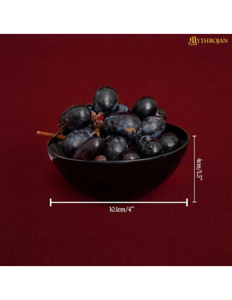 Set di 2 ciotole medievali in corno...