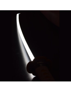 Katana Zenitsu Agatsuma di Kimetsu No Yaiba, lama con LED 2