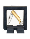 Portachiavi miniatura coltello con espositori, lama 2,8 cm.