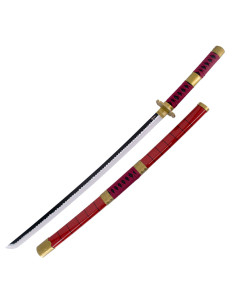 Katana LED in bambù Sandai Kitetsu di Zoro di One Piece