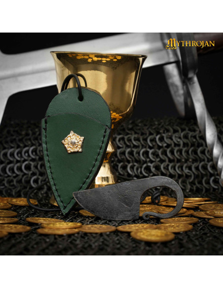 Coltello celtico forgiato a mano con...