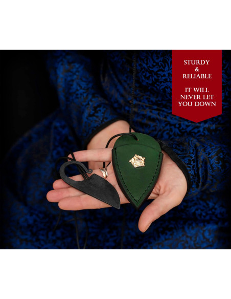 Coltello celtico forgiato a mano con...