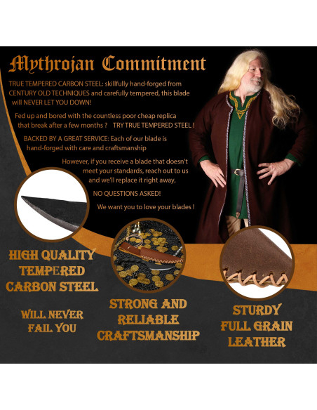 Coltello medieval con manico...