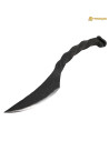 Coltello medievale in ferro con manico avvolto (21,5 cm.)