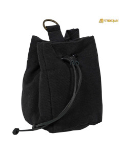 Limosiniera con cordino per cintura, colore nero