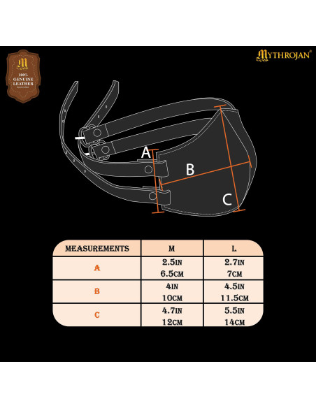 Maschera facciale in pelle per...