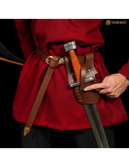 Tahalì medieval in cuoio per...