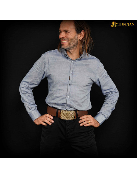 Fibbia vichinga in ottone per cinture...