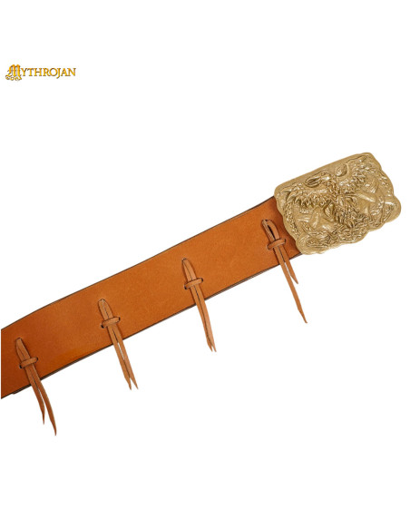 Cintura vichinga vintage fibbia...