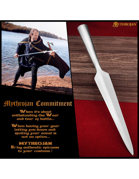 Punta di lancia vichinga in ferro,...