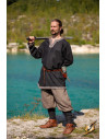 Tunica medieval uomo modello Fimbul, colore nero