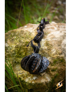 Testa per mazza Dvalik LARP e Cosplay, colore nero 2