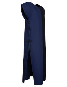 Tabardo medieval modello Gilbert, colore blu-nero 2