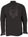 Camicia medieval modello Viscardi, colore nero